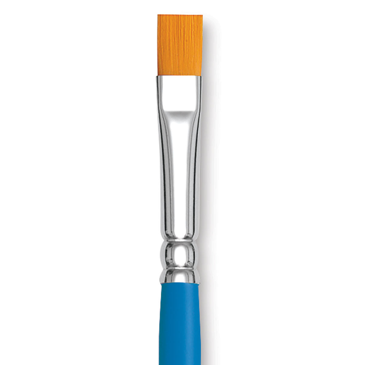 Princeton Select Synthetic Brush - Flat Shader, Short Handle, Size 8 close up