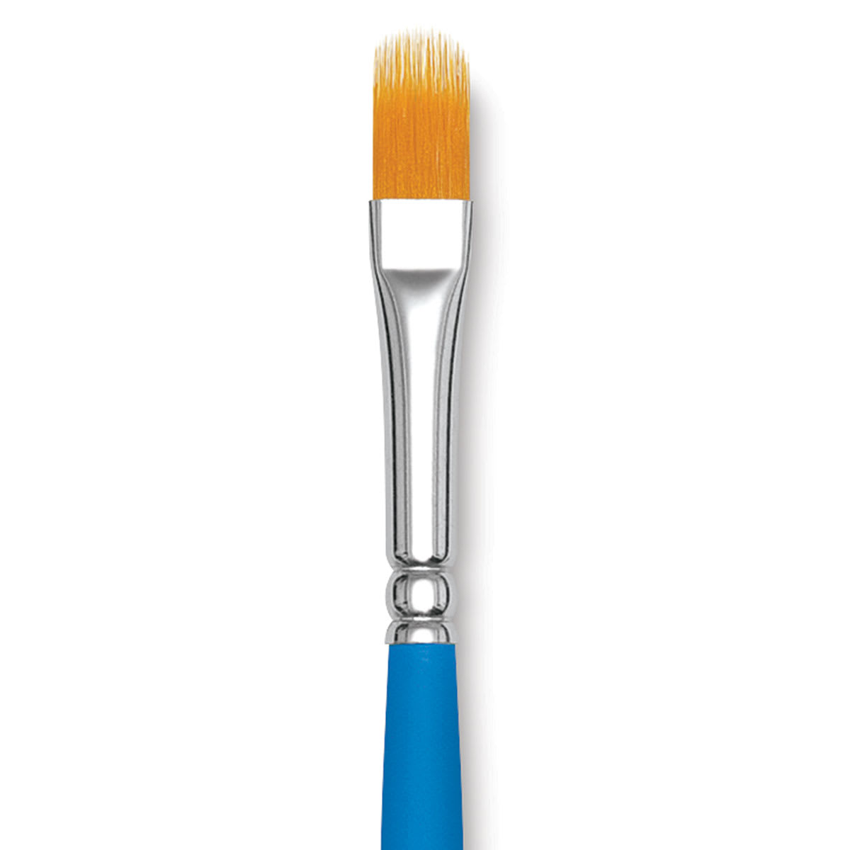 Princeton Select Synthetic Brush - Filbert Grainer, Short Handle, Size 1/4" close up