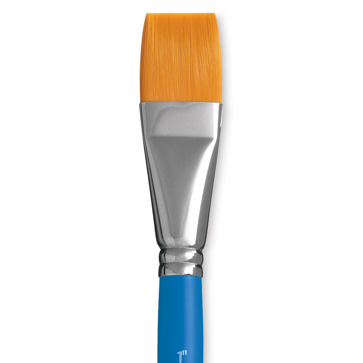 Princeton Select Synthetic Brush - Flat Wash, Short Handle, Size 1" close up