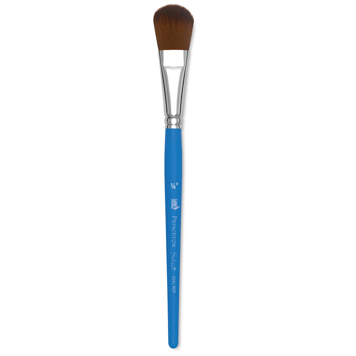 Princeton Select Synthetic Brush - Wave Oval Mop, Short Handle, Size 3/4"