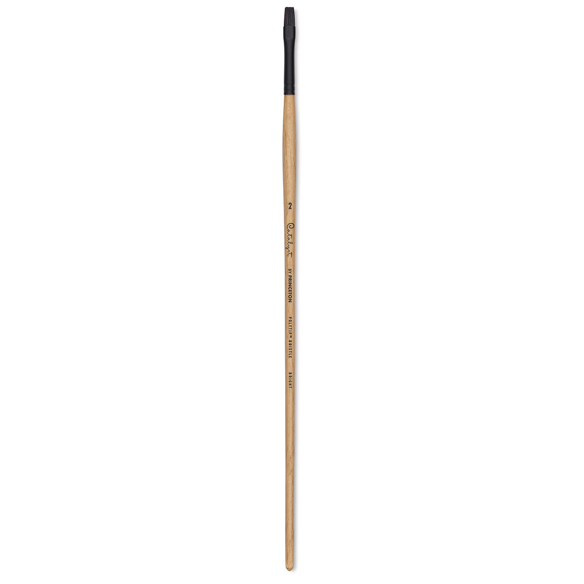 Princeton Catalyst Polytip Bristle Brush - Bright, Long Handle, Size 2