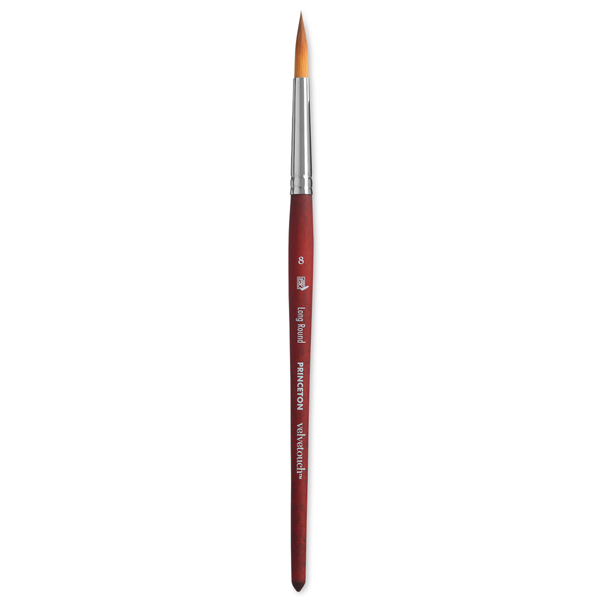 Princeton Velvetouch Series 3950 Synthetic Brush - Long Round, Size 8