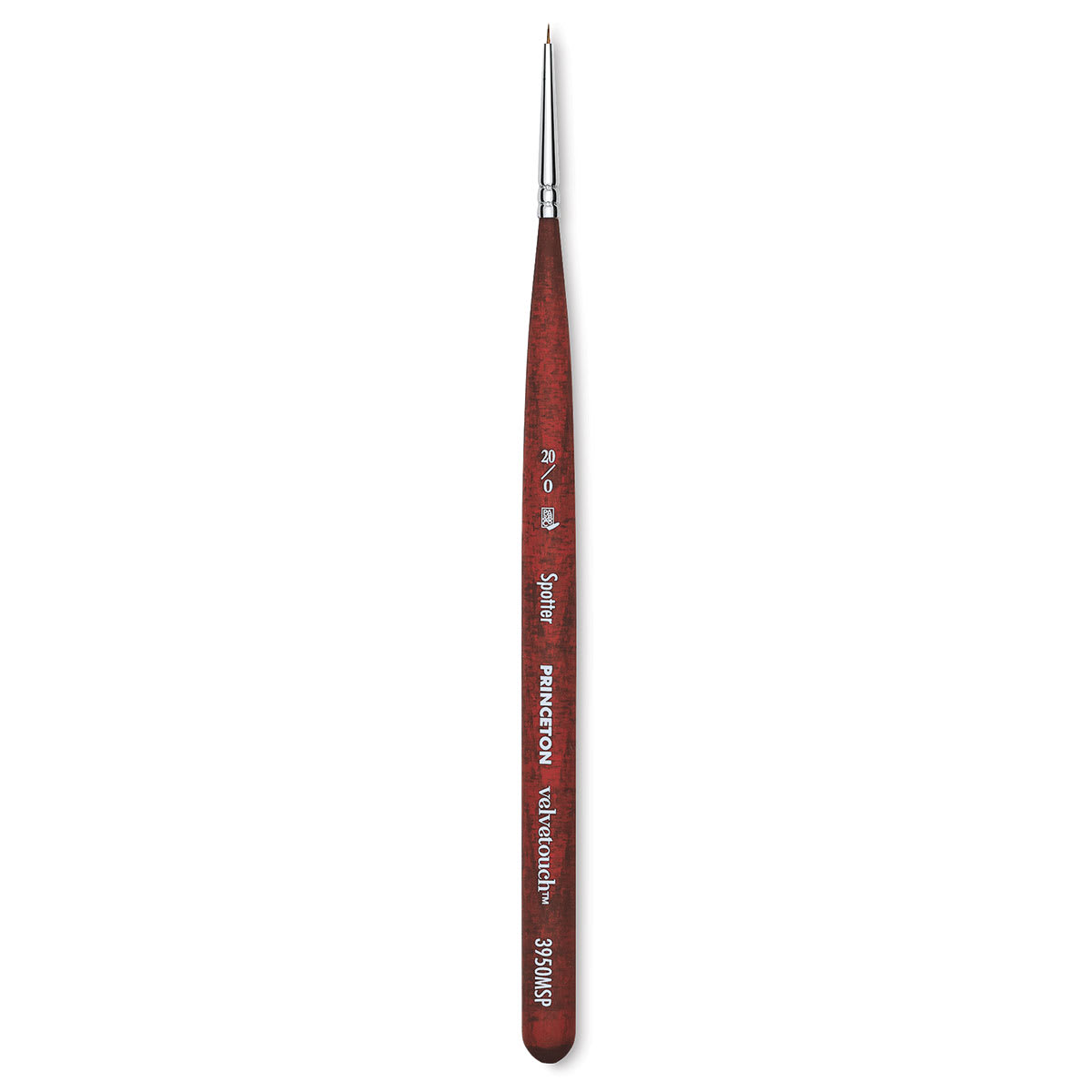 Princeton Velvetouch Series 3950 Synthetic Brush - Spotter, Mini, Size 20/0