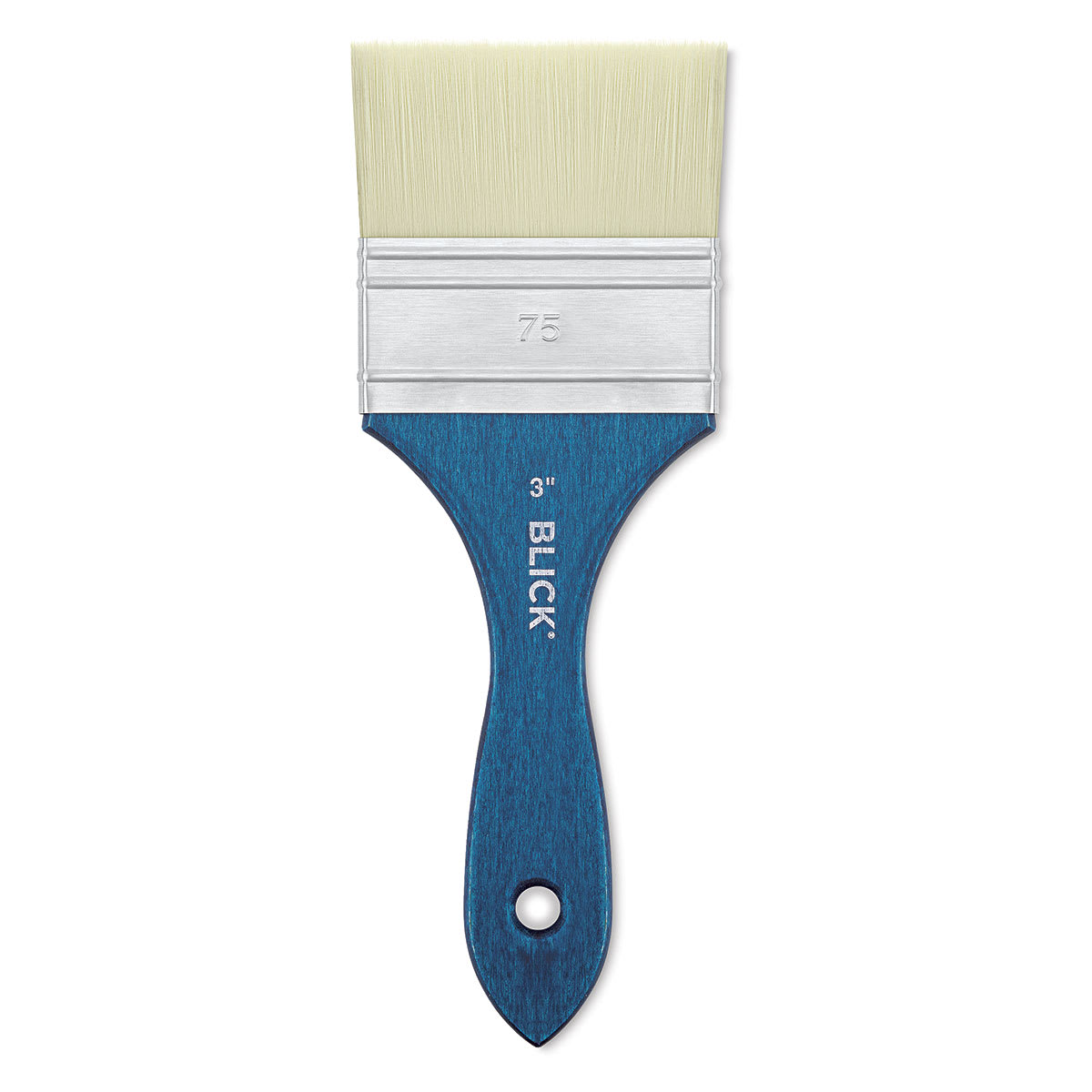 Blick Mottler Brushes - Single Flat Mottler brush shown upright Blick Mottler Brushes - Single Flat Mottler brush shown upright