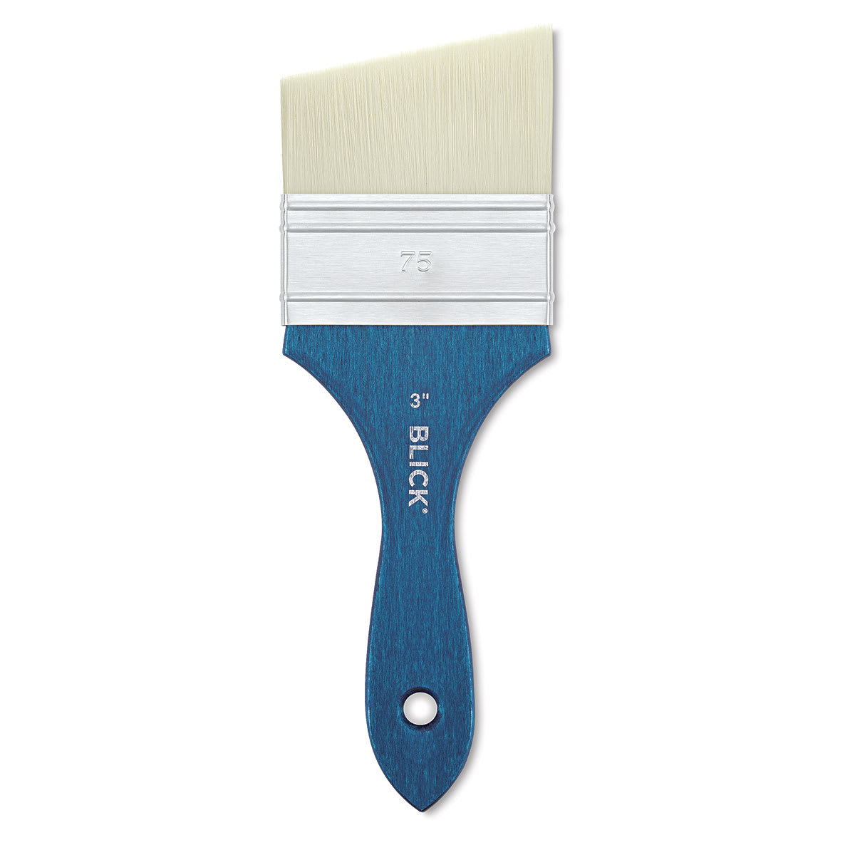 Blick Mottler Brushes - Single Angular Mottler brush shown upright Blick Mottler Brushes - Single Angular Mottler brush shown upright