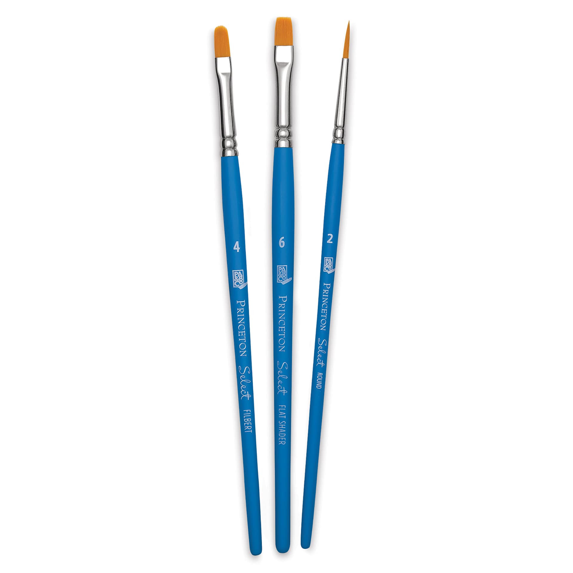 Princeton Select Brush Set - Brush Set No. 4, Set of 3 Princeton Select Brush Set - Brush Set No. 4, Set of 3