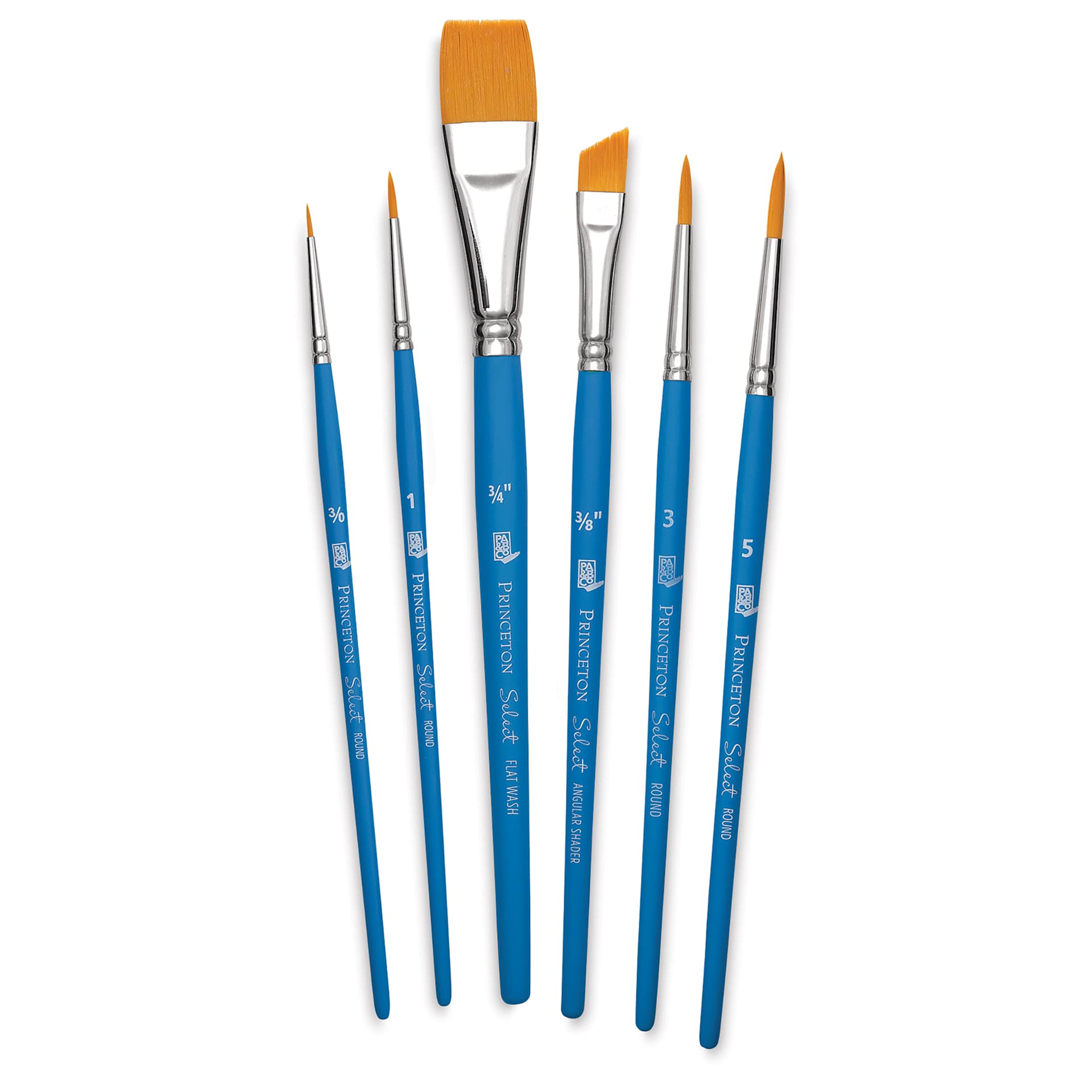 Princeton Select Brush Set - Brush Set No. 21, Set of 6 Princeton Select Brush Set - Brush Set No. 21, Set of 6