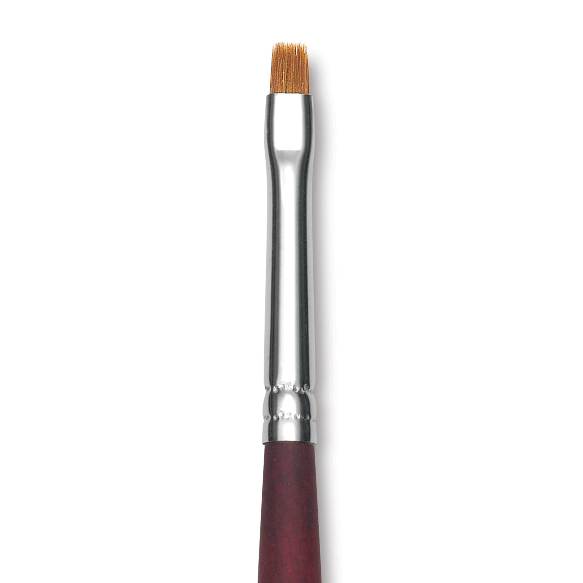 Princeton Velvetouch Series 3900 Synthetic Brush - Bright, Long Handle, Size 2 (close-up)