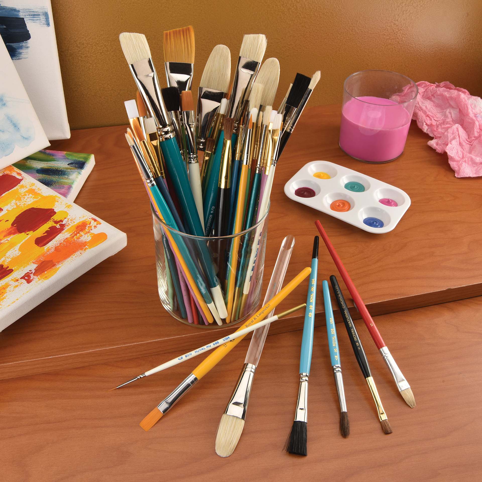 Royal & Langnickel Scratch and Dent Brushes - Assortment, Pkg of 50, brushes in holder (not included) Royal & Langnickel Scratch and Dent Brushes - Assortment, Pkg of 50, brushes in holder (not included)