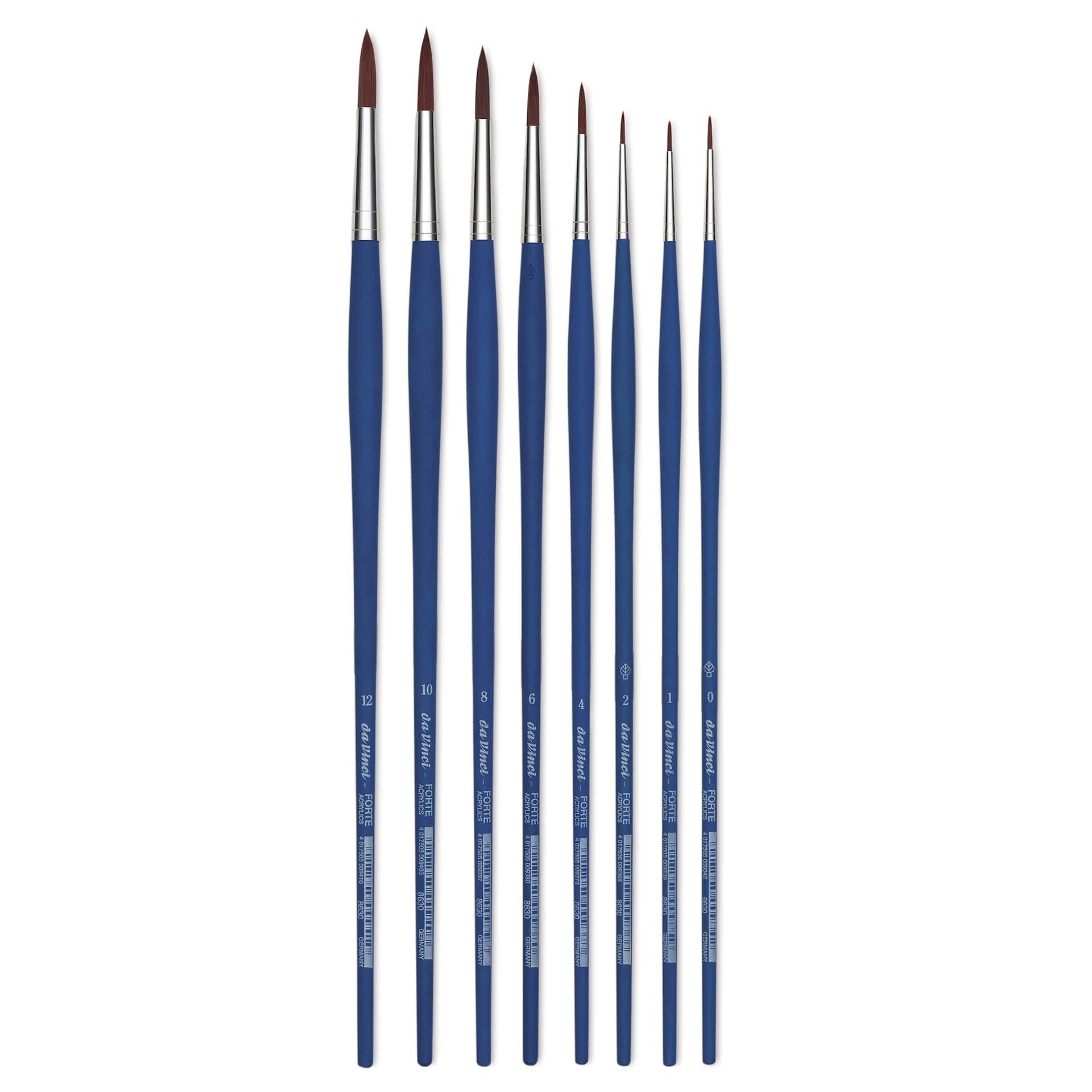 Da Vinci Forte Acrylics Synthetic Round Brushes
