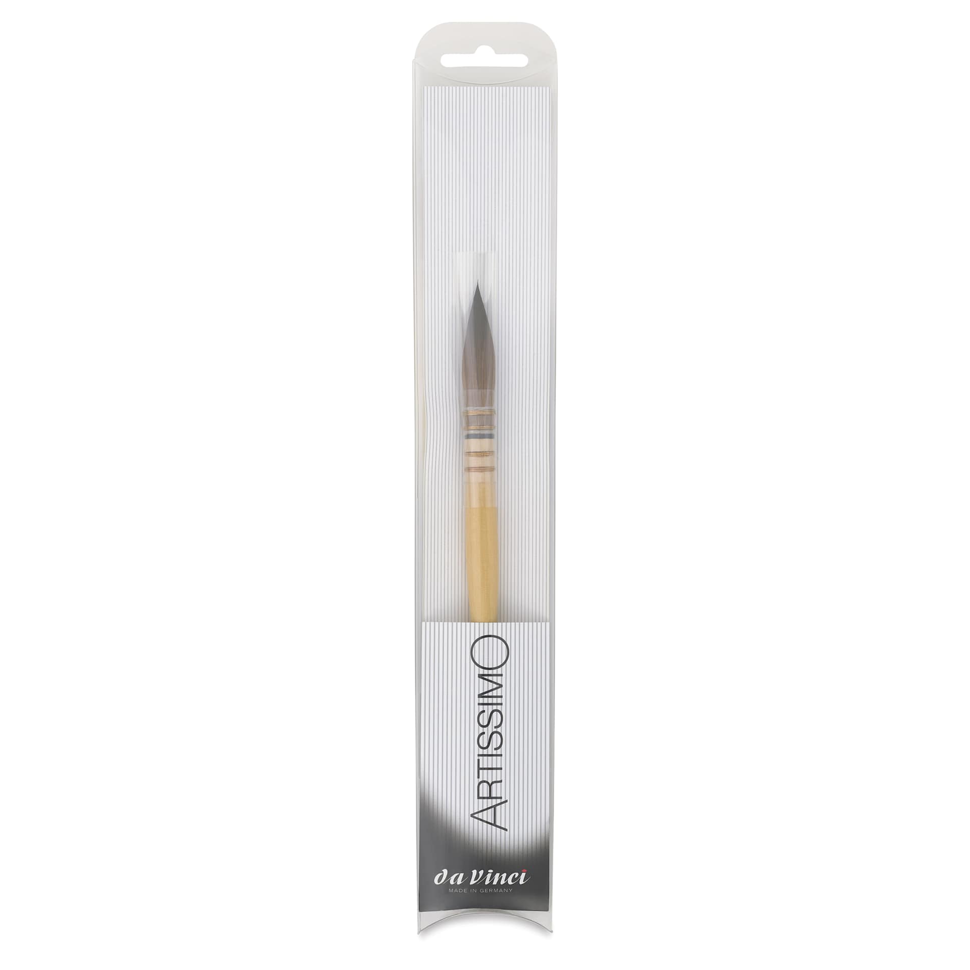  Da Vinci Artissimo Kolinsky Red Sable Brush - Quill, Size 4, inside of the packaging