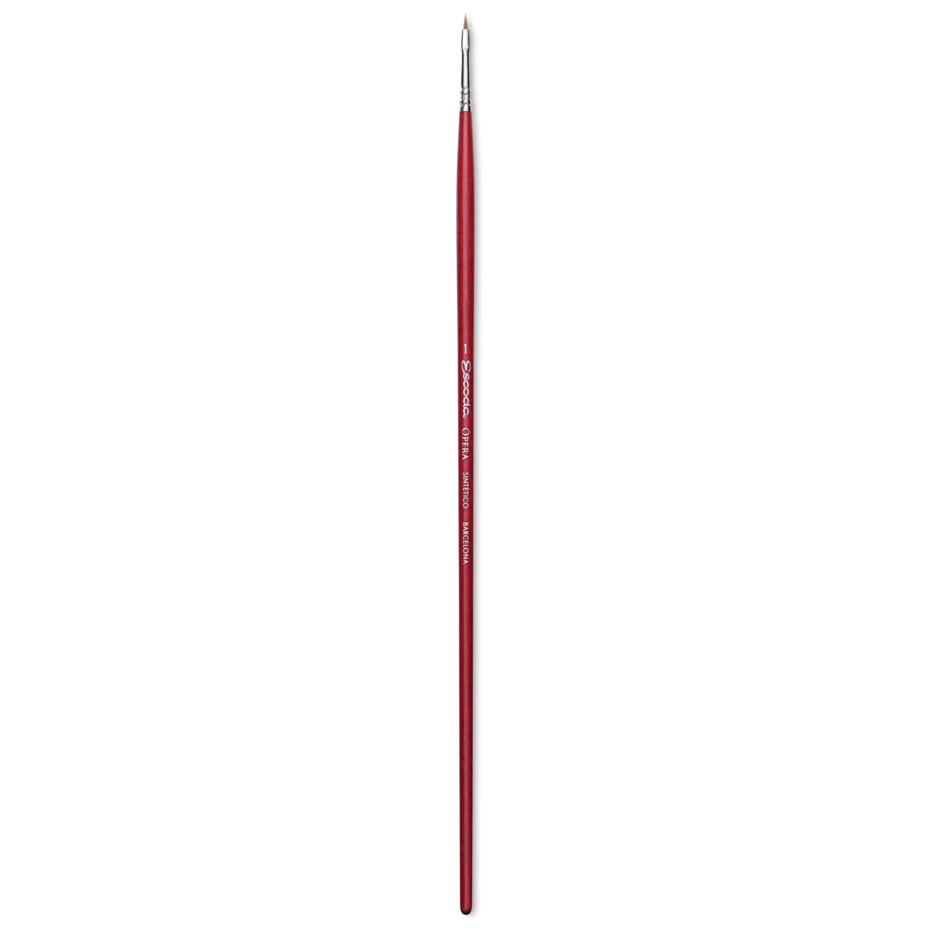 Escoda Opera Takatsu Synthetic Brush - Bright, Long Handle, Size 1