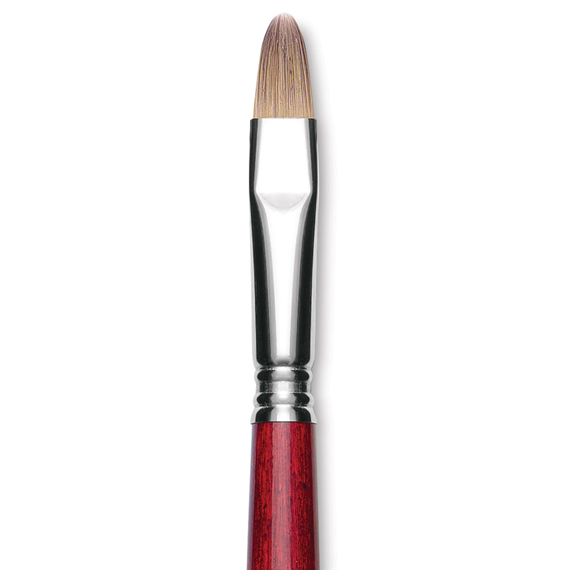 Escoda Opera Takatsu Synthetic Brush - Bright, Long Handle, Size 12 close up