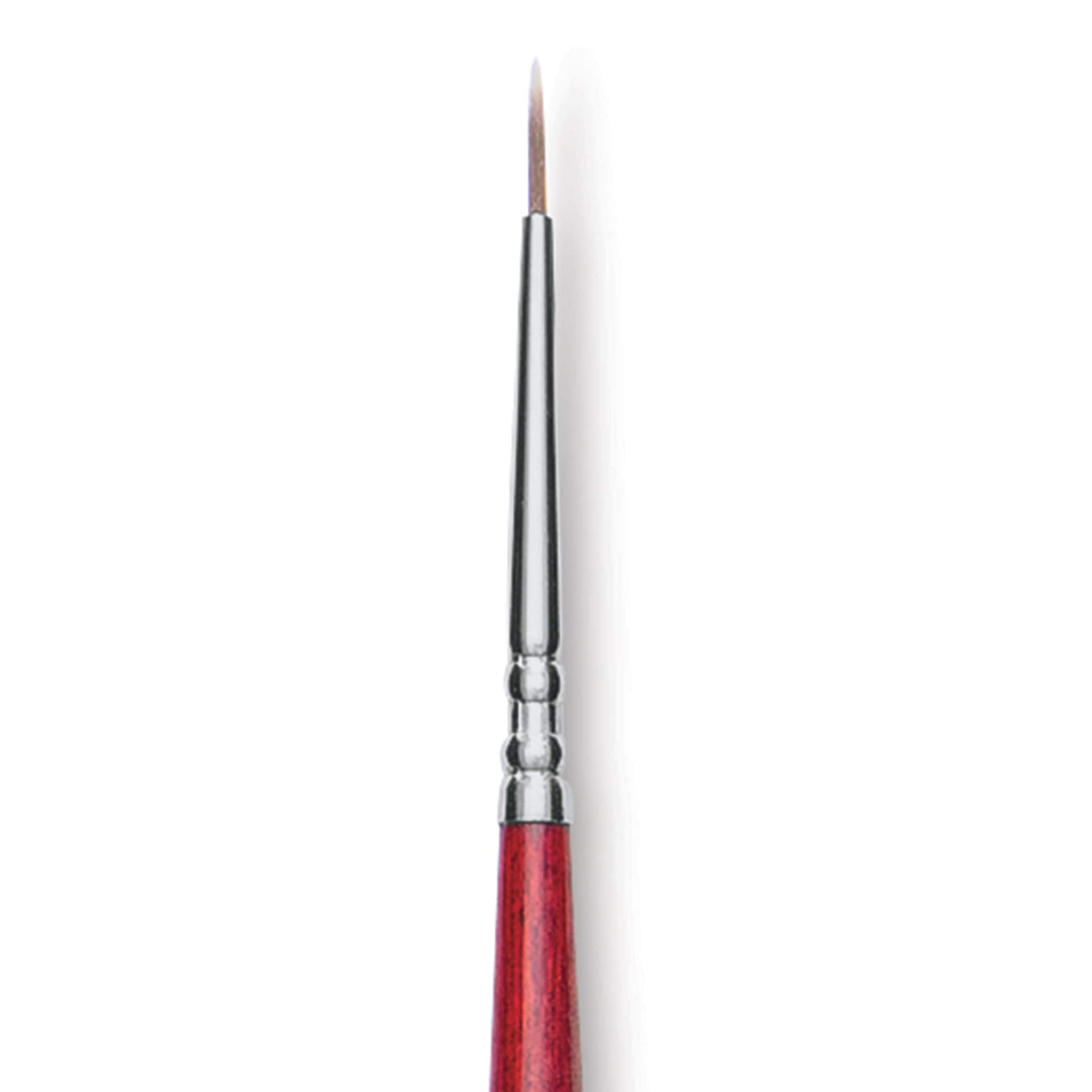 Escoda Opera Takatsu Synthetic Brush - Round, Long Handle, Size 2/0 close up