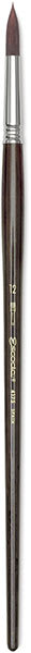 Escoda Primera Teijin Synthetic Brush - Round, Long Handle, Size 12
