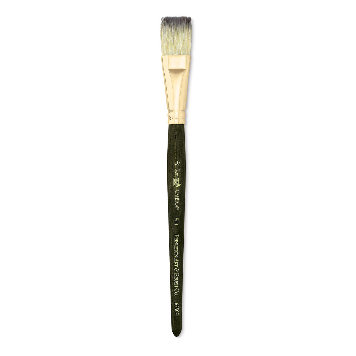 Princeton Umbria Brush - Flat, Short Handle, Size 10