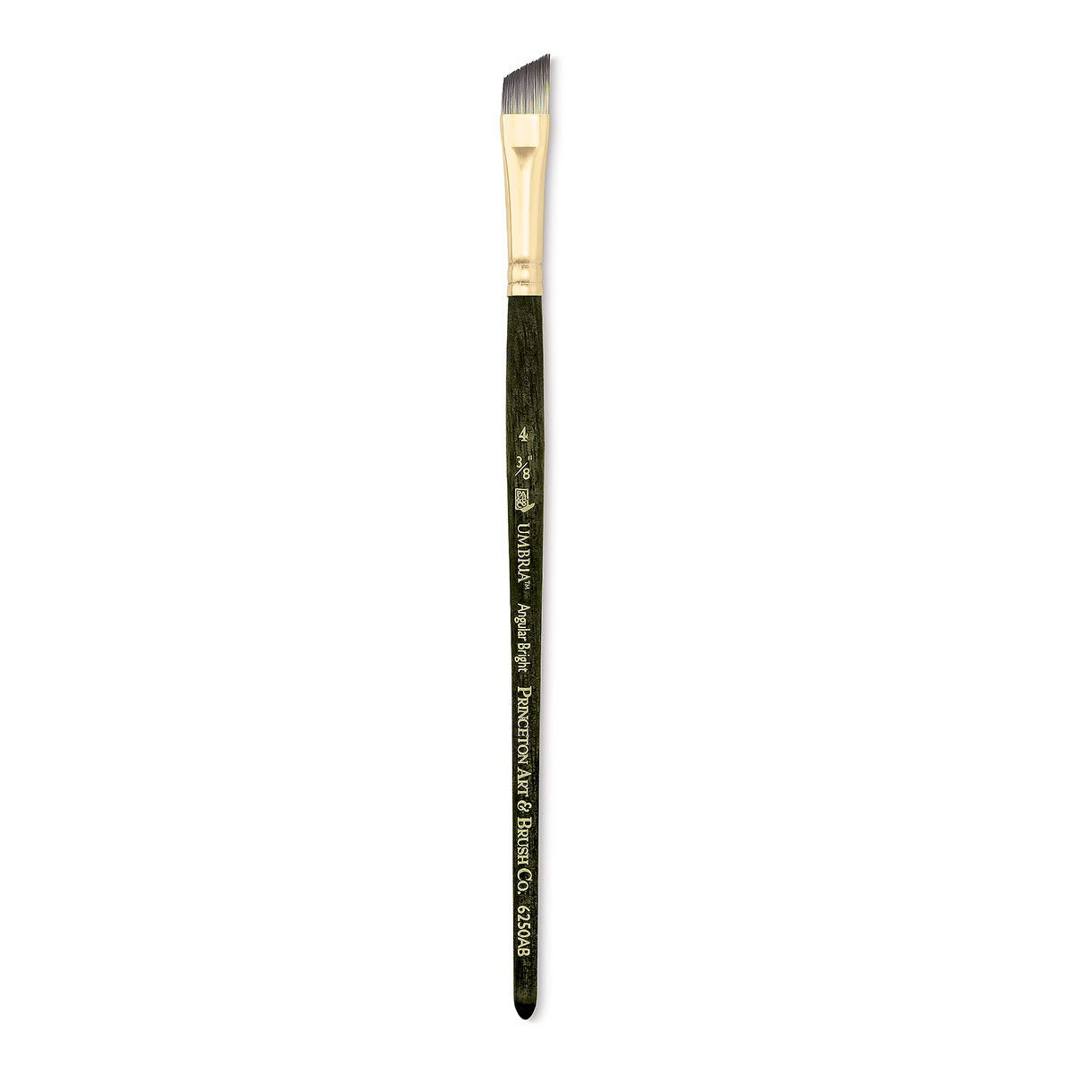 Princeton Umbria Brush - Angular Bright, Short Handle, Size 4
