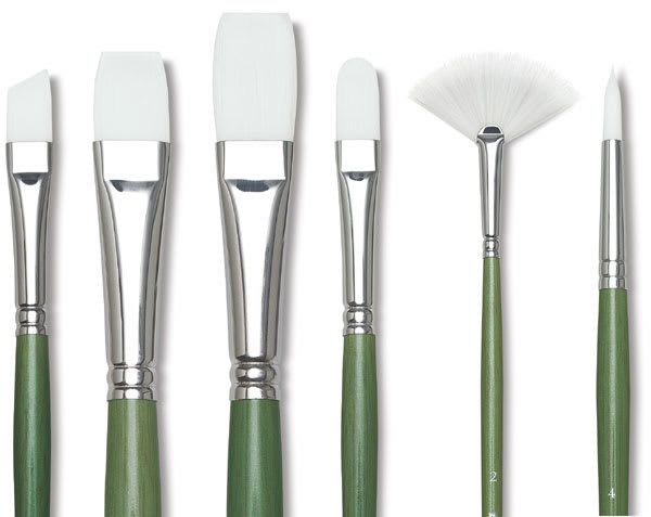 Princeton Summit Series 6100 White Soft Synthetic Brushes Princeton Summit Series 6100 White Soft Synthetic Brushes