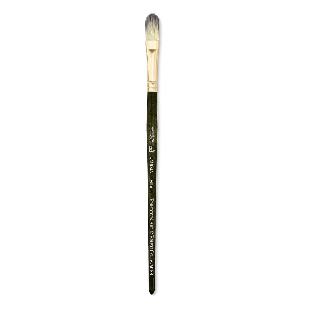 Princeton Umbria Brush - Filbert, Short Handle, Size 4