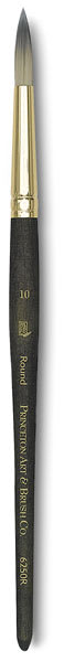 Princeton Umbria Series Synthetic Brushes - Single Short Handled Round brush shown upright Princeton Umbria Series Synthetic Brushes - Single Short Handled Round brush shown upright