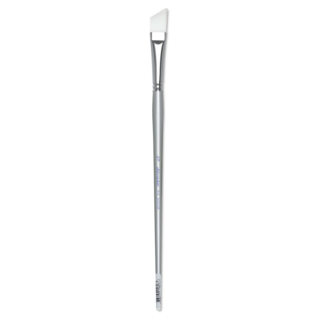 Silver Brush Silverwhite Synthetic Brush - Angular, Long Handle, Size 3/4"