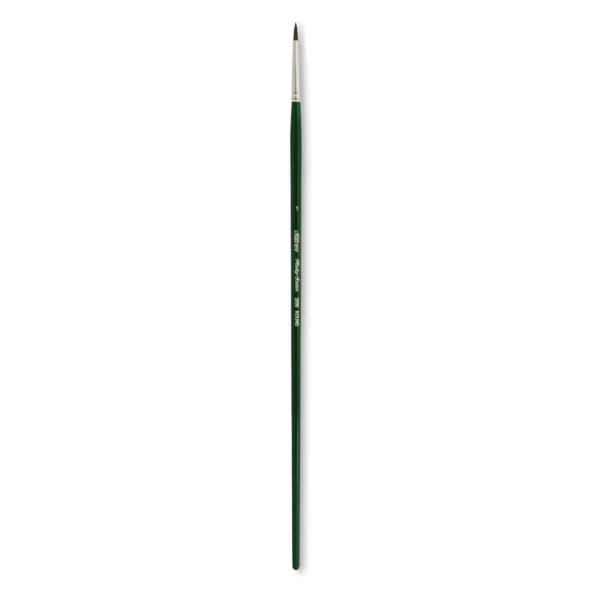 Silver Brush Ruby Satin Synthetic Brush - Round, Size 1, Long Handle