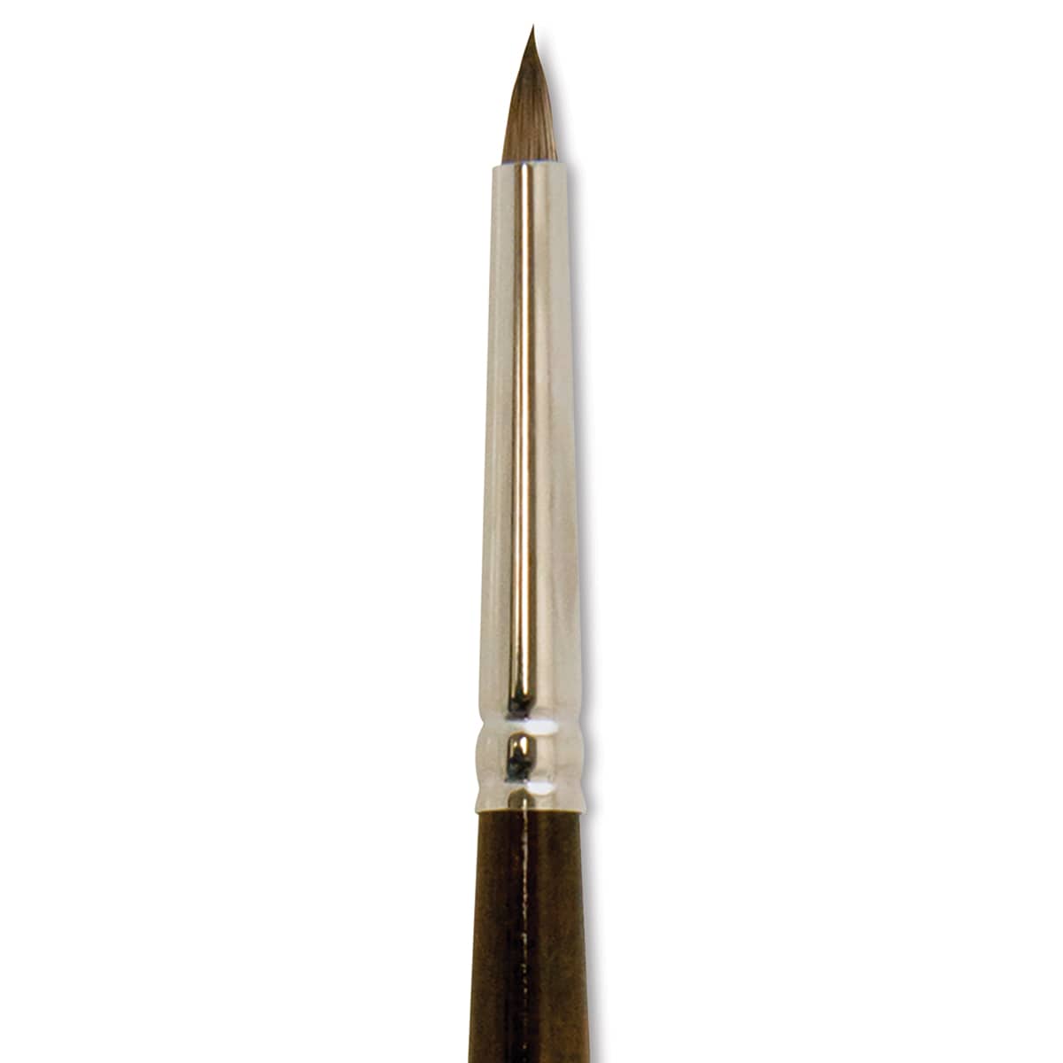 Silver Brush Monza Synthetic Mongoose Artist Brush - Short Round, Size 6 close up