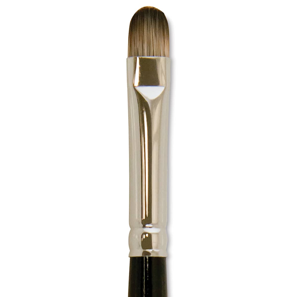 Silver Brush Monza Synthetic Mongoose Artist Brush - Short Filbert, Size 6 close up