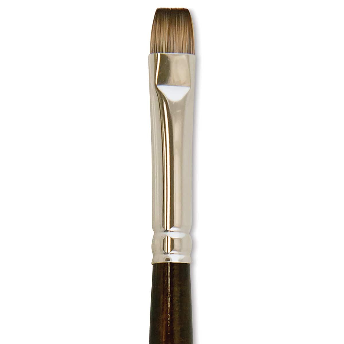 Silver Brush Monza Synthetic Mongoose Artist Brush - Short Bright, Size 8 close up