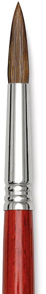 Bravo Light Ox Hair Brushes - Closeup of tip of Round Brush
