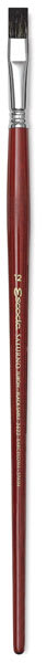 Escoda Black Sable Oil Brush - Bright, Size 12