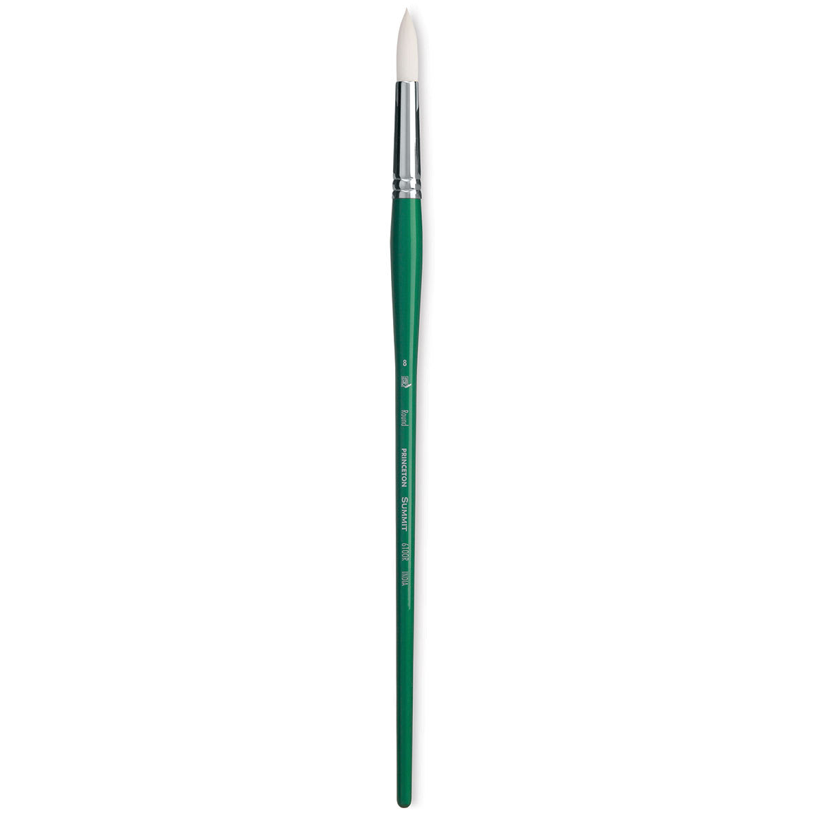Princeton Synthetic Bristle Brush - Round, Size 8