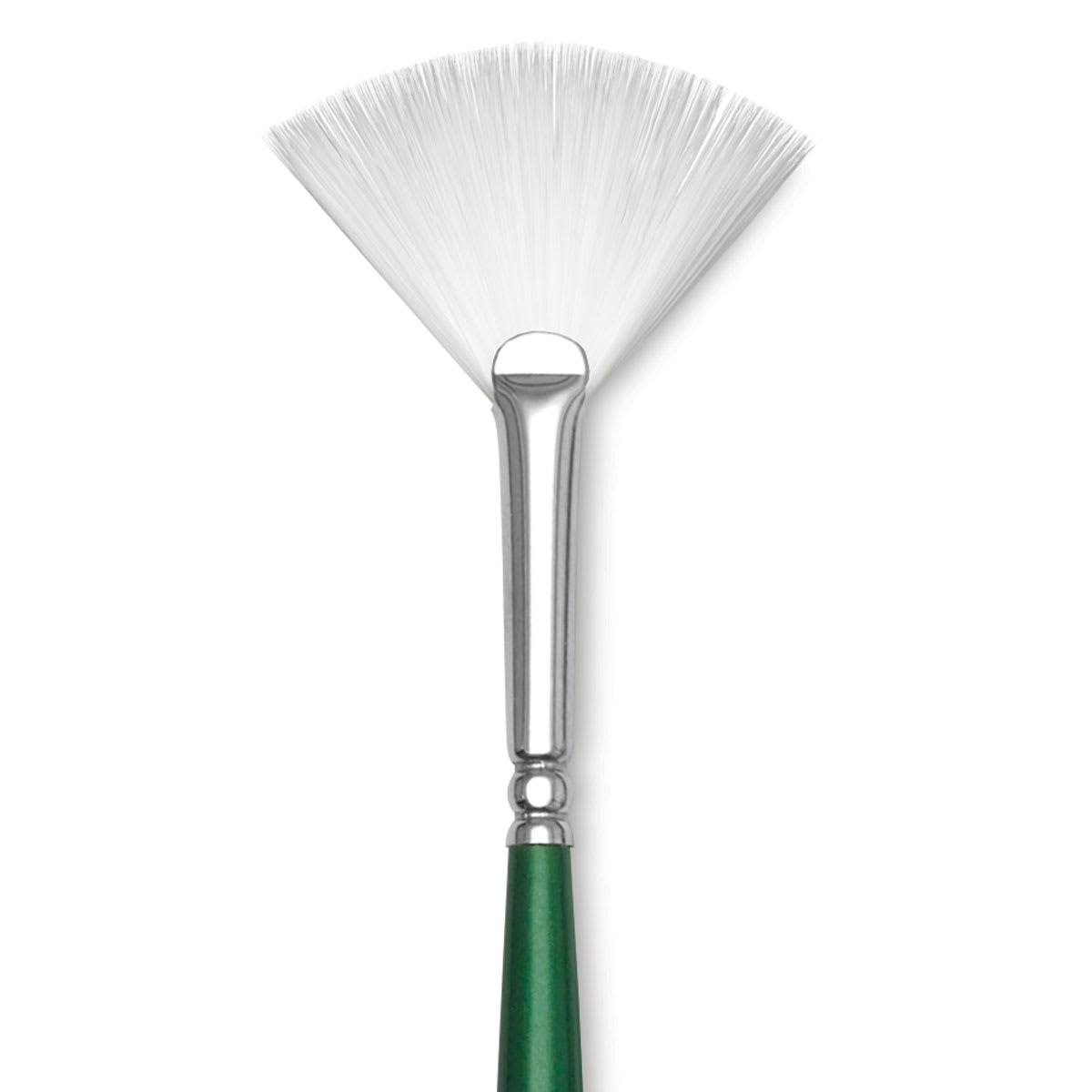 Princeton Synthetic Bristle Brush - Fan, Size 2 close up