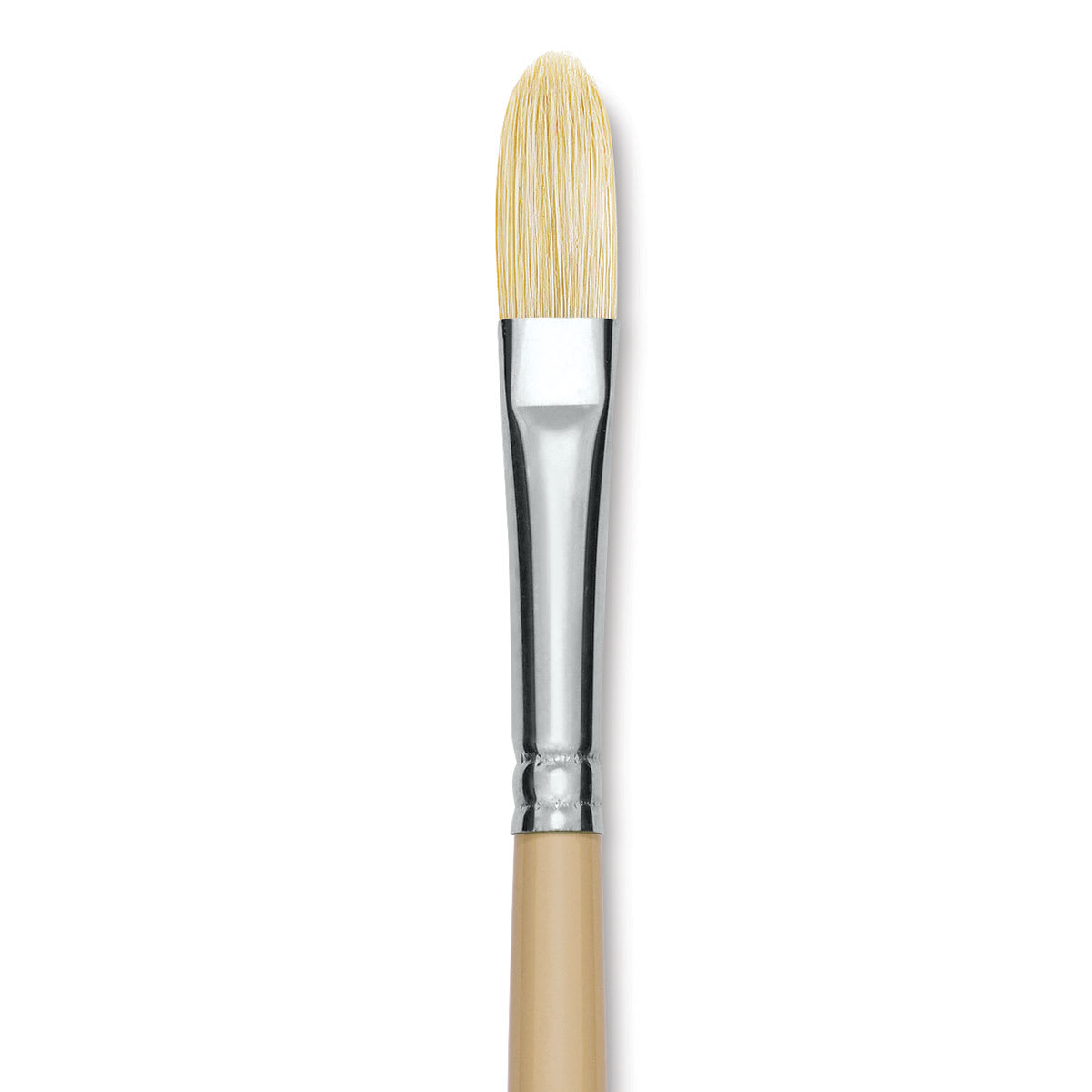 Robert Simmons Signet Brush - Filbert, Long Handle, Size 6 close up