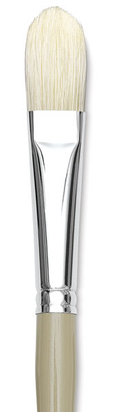 Robert Simmons Signet Bristle Brush - Filbert, Size 10 Close-up