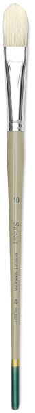 Robert Simmons Signet Bristle Brush - Filbert, Size 10 