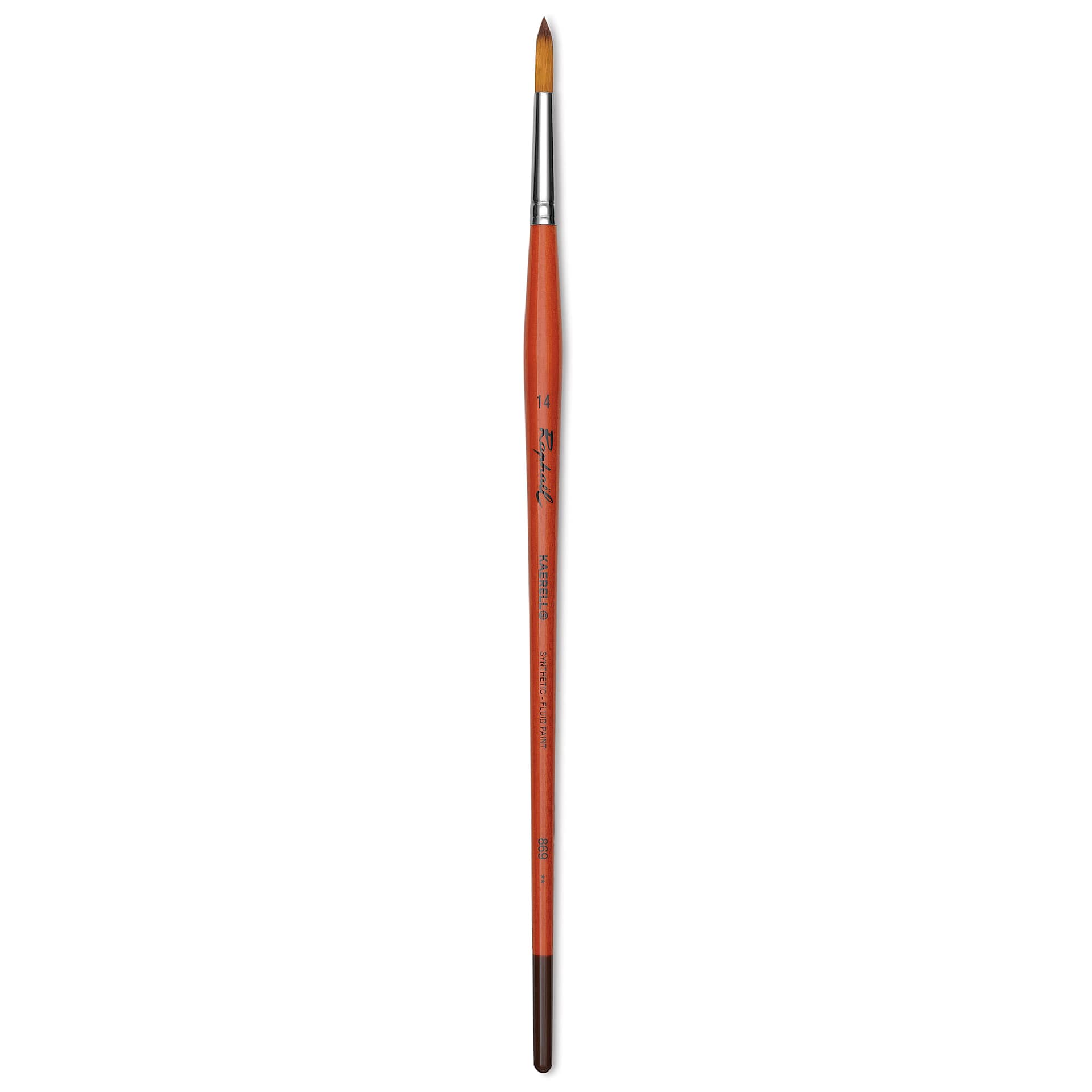 Raphael Golden Kaerell Brush - Round, Long Handle, Size 14