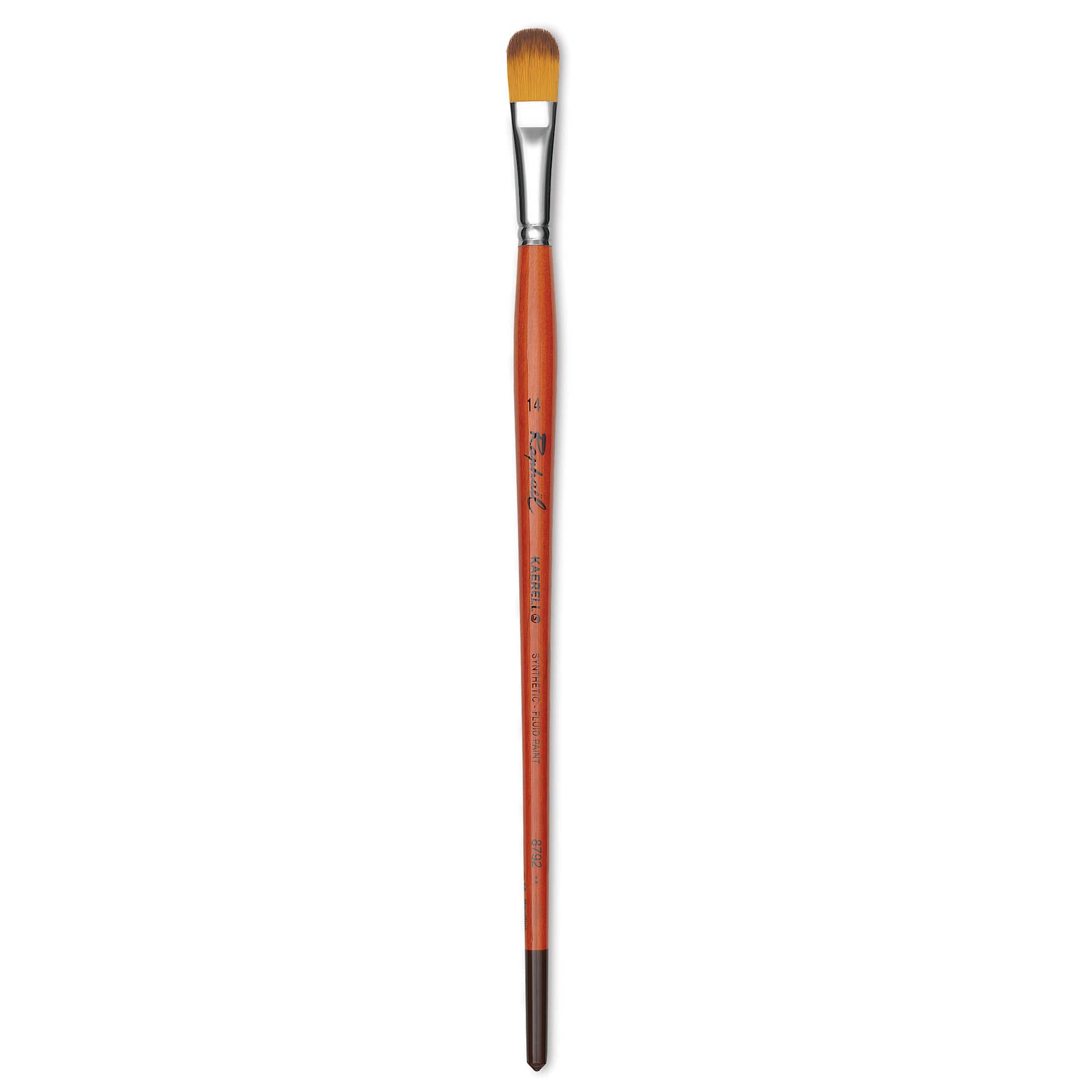 Raphael Golden Kaerell Brush - Filbert, Long Handle, Size 14