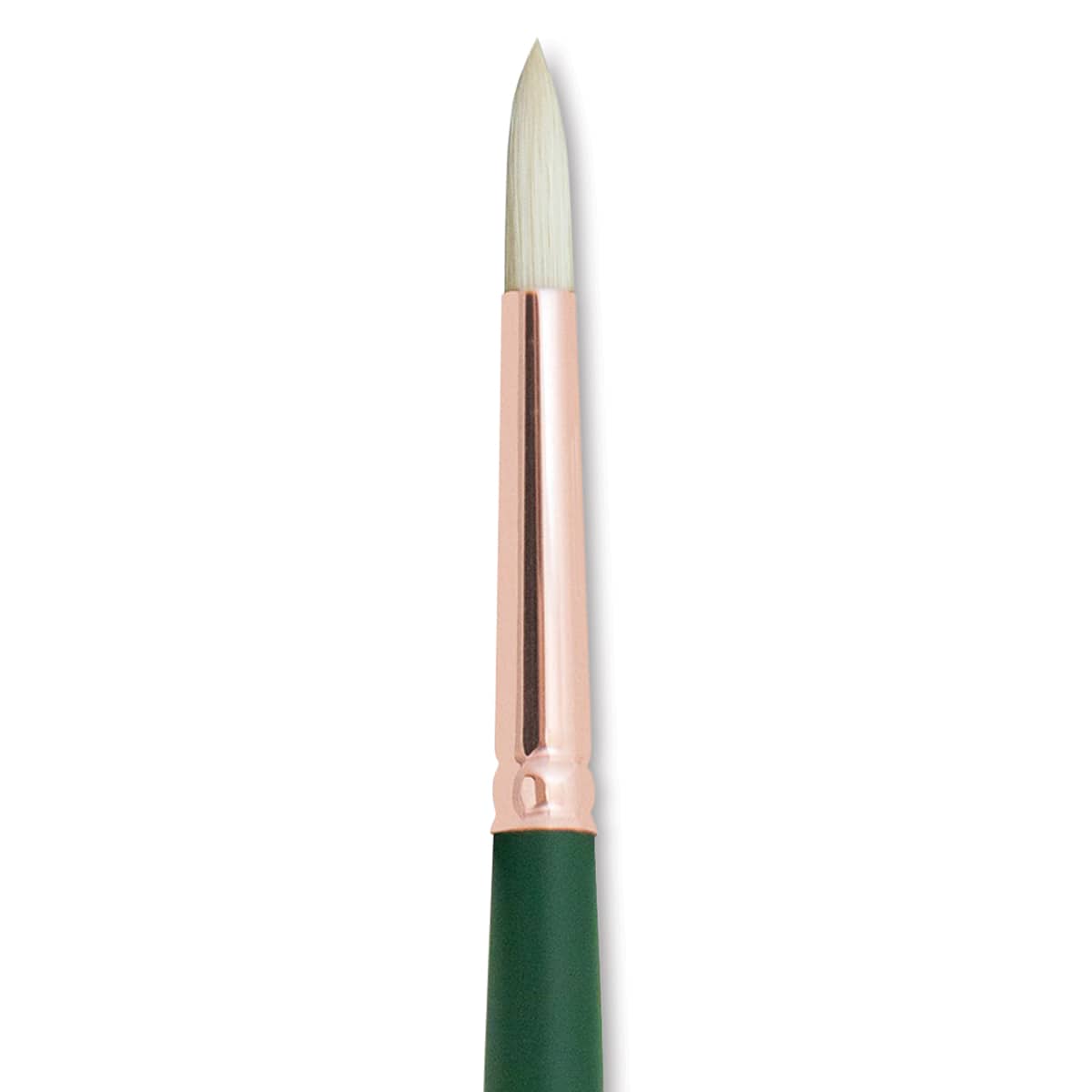Silver Brush Grand Prix Super Brush - Round, Long Handle, Size 4 close up