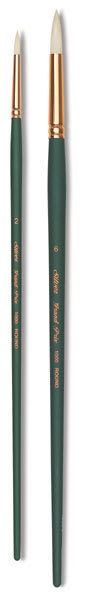 Silver Brush Grand Prix Super Brushes - 2 Round brushes shown upright Silver Brush Grand Prix Super Brushes - 2 Round brushes shown upright