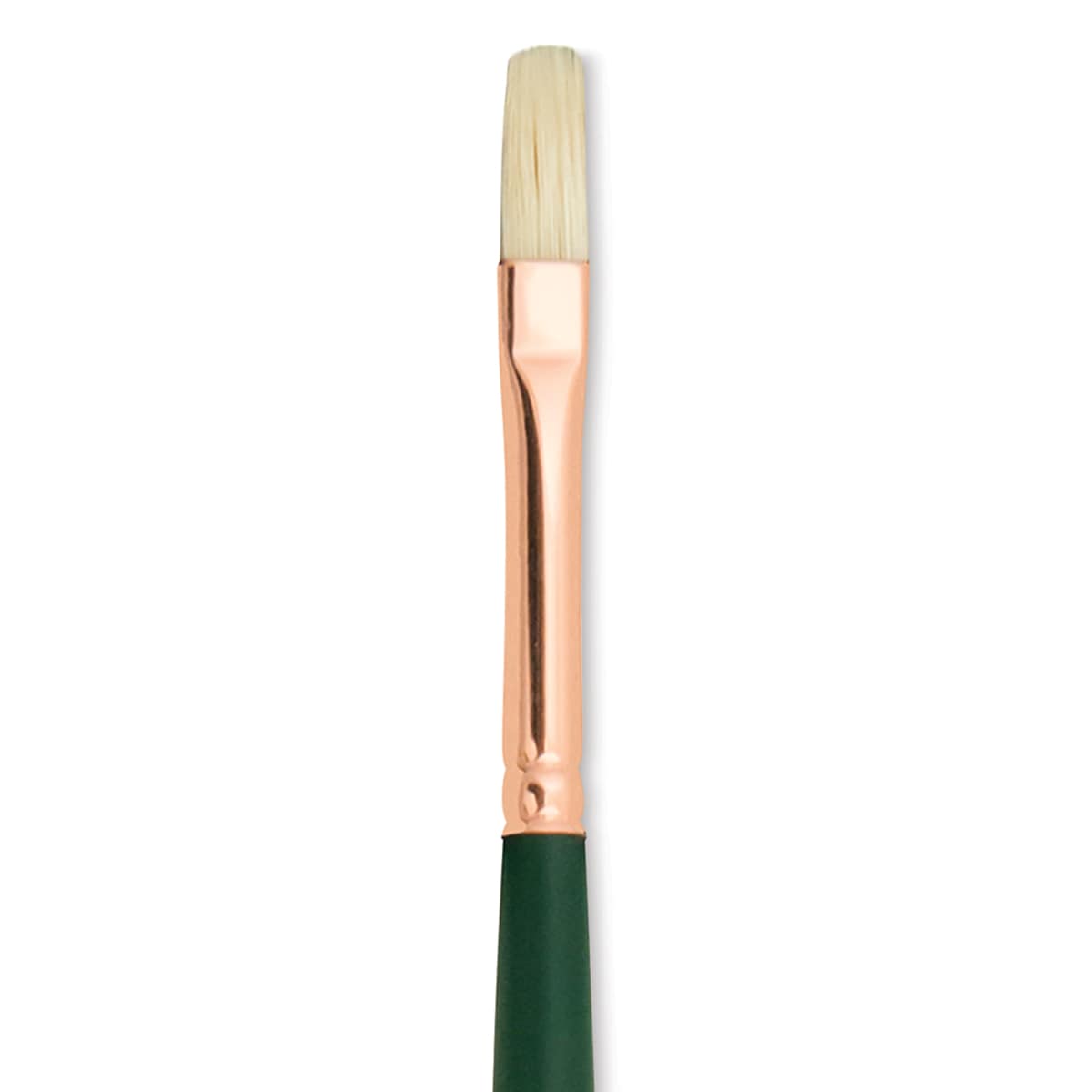 Silver Brush Grand Prix Super Brush - Flat, Long Handle, Size 1 close up