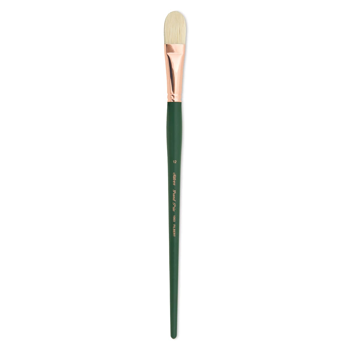 Silver Brush Grand Prix Super Brush - Filbert, Long Handle, Size 12