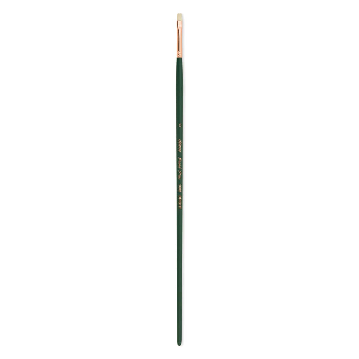 Silver Brush Grand Prix Super Brush - Bright, Long Handle, Size 0