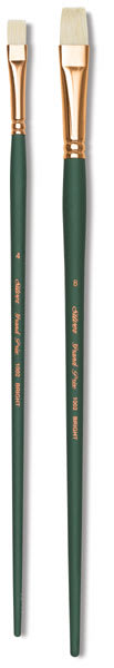 Silver Brush Grand Prix Super Brushes - 2 Bright brushes shown upright Silver Brush Grand Prix Super Brushes - 2 Bright brushes shown upright