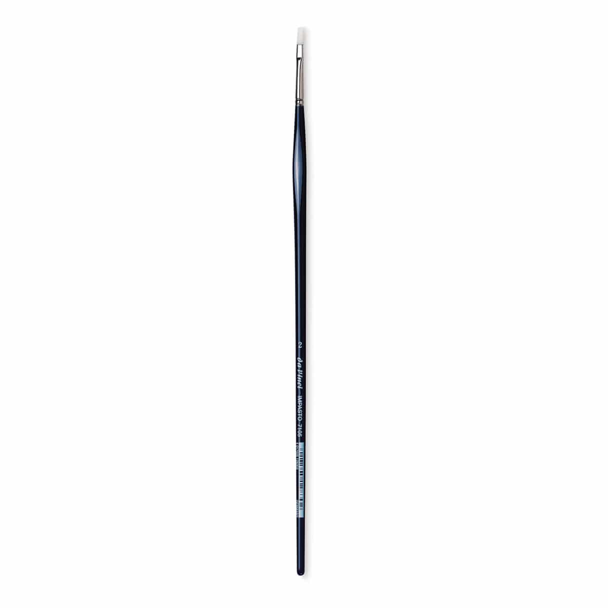 Da Vinci Impasto Brush - Flat, Long Handle, Size 2