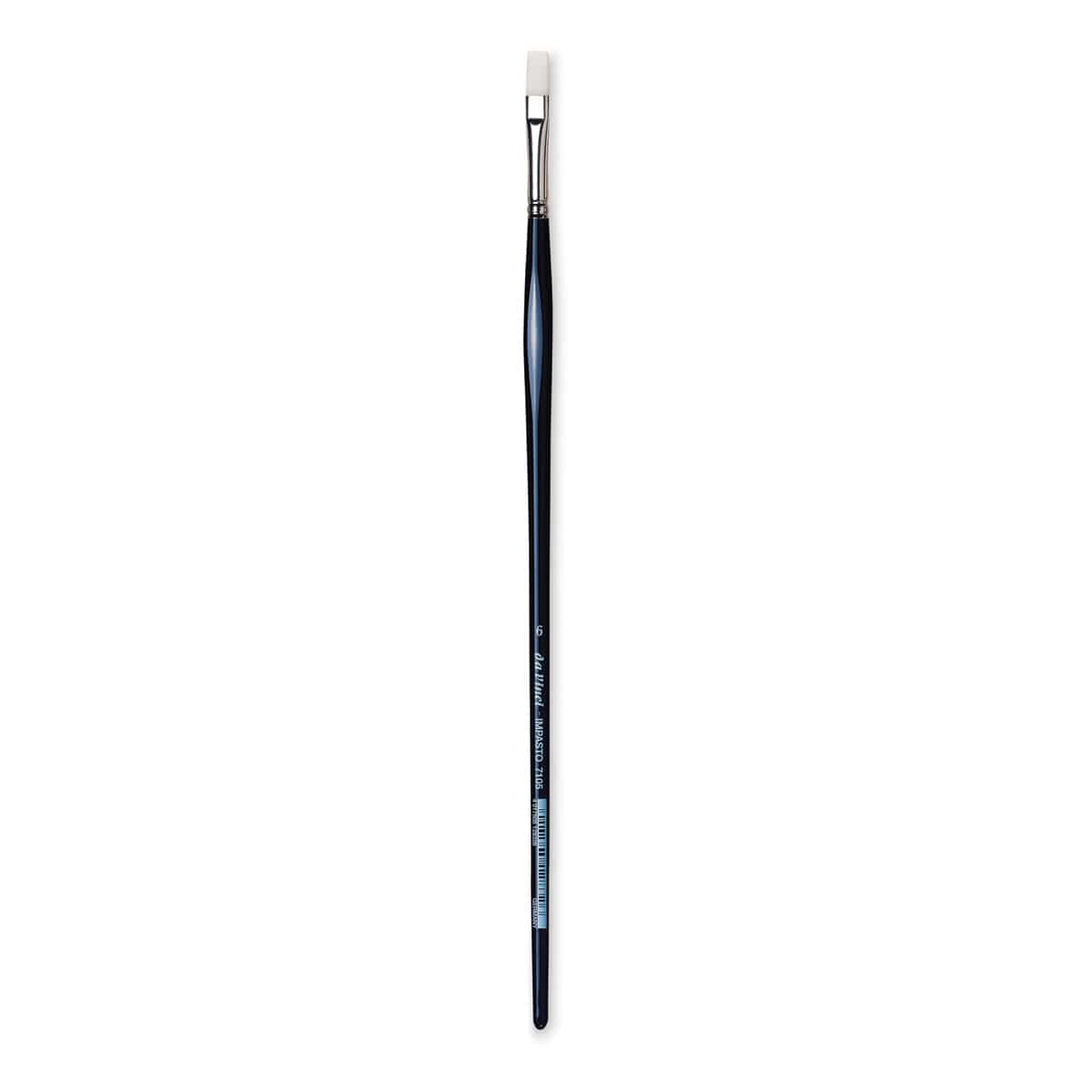 Da Vinci Impasto Brush - Flat, Long Handle, Size 6