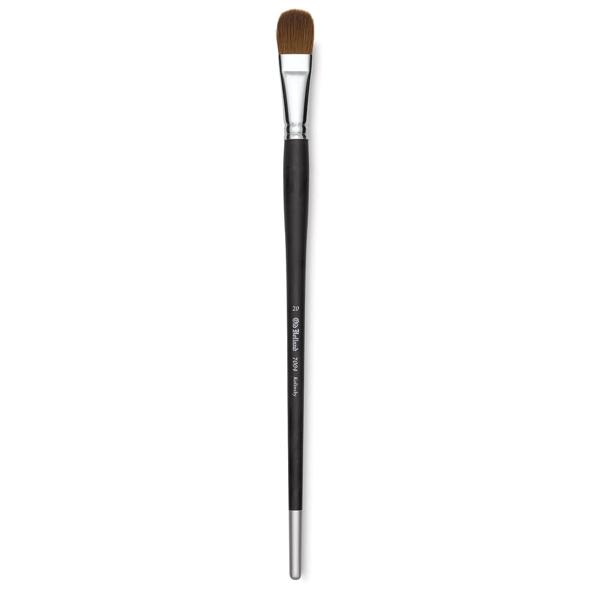 Old Holland Kolinsky Sable Brush - Filbert, Long Handle, Size 20