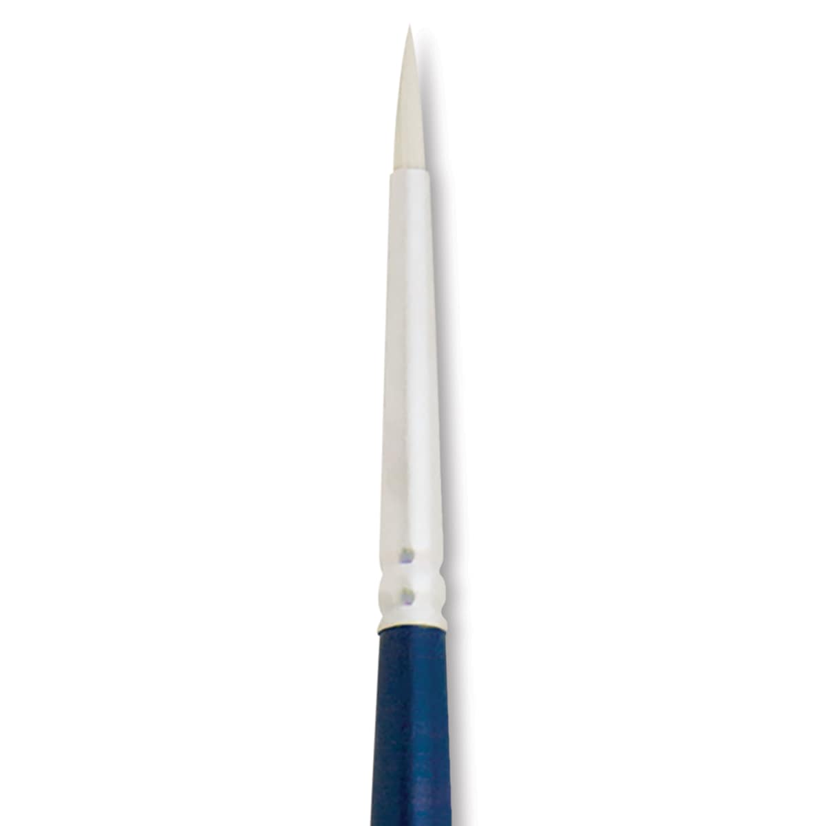 Silver Brush Bristlon Stiff White Synthetic Brush - Round, Size 1 (close-up)