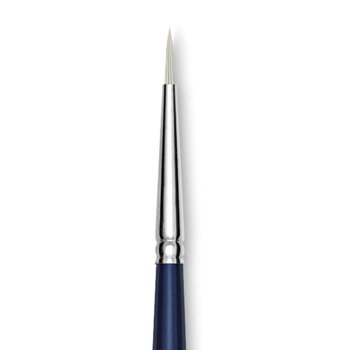 Silver Brush Bristlon Stiff White Synthetic Brush - Round, Size 2/0 (close-up)