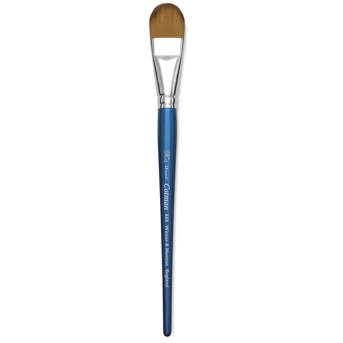 Winsor & Newton Cotman Watercolor Brush - Filbert, Short Handle, Size 1"